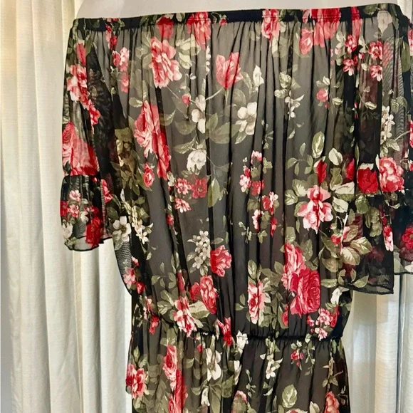 Floral Off-Shoulder Dress - Picture 3 of 5
